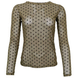 Black Colour BLACK COLOUR dame mesh BCJENNIE Blouse Army