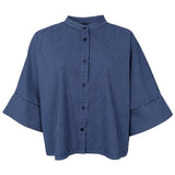 Black Colour BLACK COLOUR dame skjorte BCALLY Shirt Navy