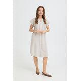 b.young B Young dame kjole BYIZOLA Dress Vetiver Stripe