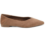 SHOES Belina dame ballerina sko 9873 Shoes Brown