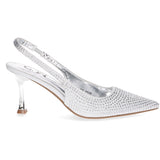 SHOES Blanche dame sko 7077 Restudsalg Silver