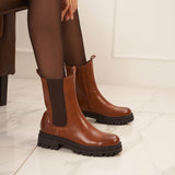 SHOES Christine dame støvle 1689 Restudsalg Camel