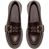 SHOES Cleo dame loafers 77-652 Shoes Brown