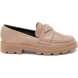 SHOES Kikka Dame loafers 8021 Restudsalg Kaki