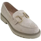 SHOES Elsa dame loafers DF08 Restudsalg Beige