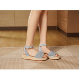 SHOES Eline dame sandal 77-529 Restudsalg Blue