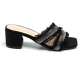 SHOES Karo dame sko 7220 Restudsalg Black