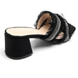 SHOES Karo dame sko 7220 Restudsalg Black