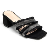 SHOES Karo dame sko 7220 Restudsalg Black