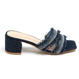 SHOES Karo dame sko 7220 Restudsalg DK blue