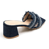 SHOES Karo dame sko 7220 Restudsalg DK blue