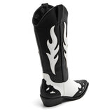 SHOES Abby Dame cowboystøvle 9632A Restudsalg Black