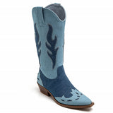 SHOES Abby Dame cowboystøvle 9632A Restudsalg Jeans