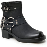 SHOES Sala Dame bikerstøvler 9201 Restudsalg Black