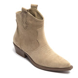 SHOES Vanessa Dame cowboystøvler 9653A Restudsalg Kaki