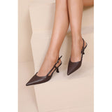 SHOES Dorthe dame stiletter H8-1092E Shoes Brown