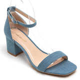 SHOES Edera dame stiletter med blokhæl 6894 Restudsalg Jeans