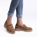 SHOES Eleonora dame loafers 68249 Restudsalg Leopard