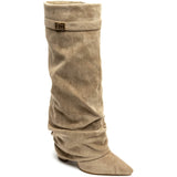 SHOES Faith dame støvler 7665A-1 Restudsalg Kaki