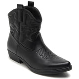 SHOES Faya Dame cowboystøvle 9591A Restudsalg Black