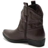 SHOES Faya Dame cowboystøvle 9591A Restudsalg Brown