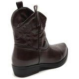 SHOES Faya Dame cowboystøvle 9591A Restudsalg Brown