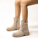 SHOES Carrie dame bikserstøvle 9170 Restudsalg Beige