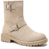 SHOES Carrie dame bikserstøvle 9170 Restudsalg Beige