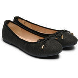 SHOES Joanna dame ballerina sko DS-1A22 Restudsalg Black