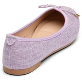 SHOES Joanna dame ballerina sko DS-1A22 Restudsalg Purple