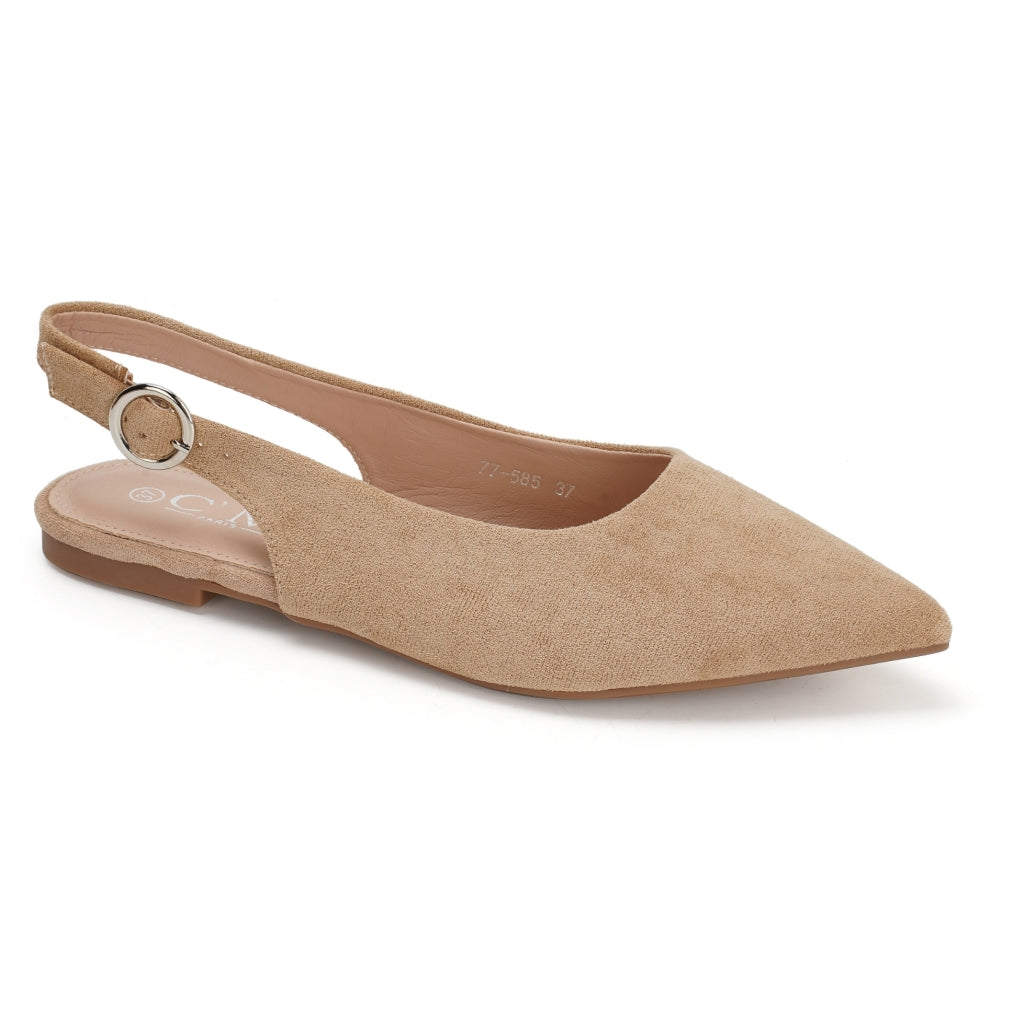 Nadja dam sling tillbaka ballerinaskor 77-638 - Wine main image 0