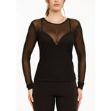 Liberté LIBERTÉ dame MESH T-shirt Black