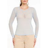 Liberté LIBERTÉ dame MESH DOT T-shirt Light blue