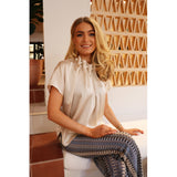 Liberté LIBERTE dame bluse PIP T-shirt Champagne