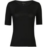 Liberté LIBERTÉ dame t-shirt MESH DOT T-shirt Black