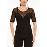 Liberté LIBERTÉ dame t-shirt MESH T-shirt Black