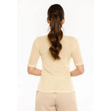 Liberté LIBERTÉ dame t-shirt MESH DOT T-shirt Yellow