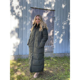 LULULIA LULULIA dame Helene Long Puffer Restudsalg Rosin