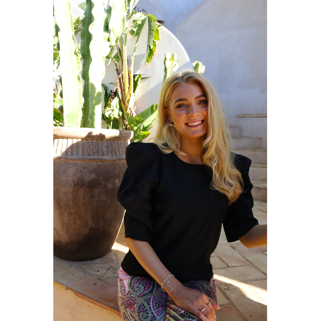WINNIE BLOUSE - BLACK