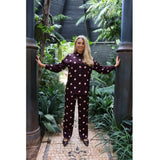 Liberté Liberte dame bukser Dotti Pant PLUM ROSE BIG DOT