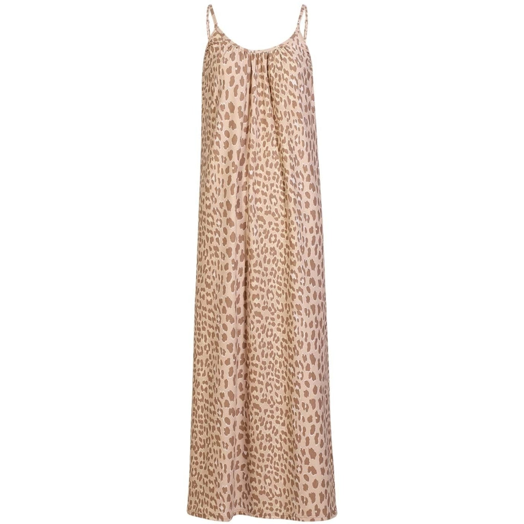 ALMA-LONG-DRESS - BORDEAUX LUX LEO
