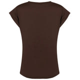 Liberté Liberté dame t-shirt 9581 ALMA T-shirt Espresso