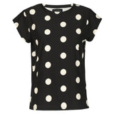 Liberté Liberté dame t-shirt 9581 ALMA T-shirt black big dot
