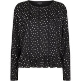 Liberté Liberté dame t-shirt ALMA Restudsalg BLACK SILVER DOT