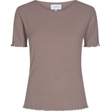 Liberté Liberté dame tee NATALIA 9971 T-shirt Light Brown
