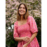 Liberté Liberté kjole gro Dress Pink Flower