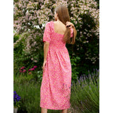 Liberté Liberté kjole gro Dress Pink Flower