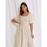 Liberté Liberté kjole gro Dress Sand Flowers