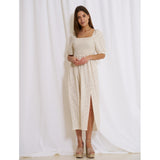 Liberté Liberté kjole gro Dress Sand Flowers