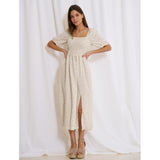 Liberté Liberté kjole gro Dress Sand Flowers